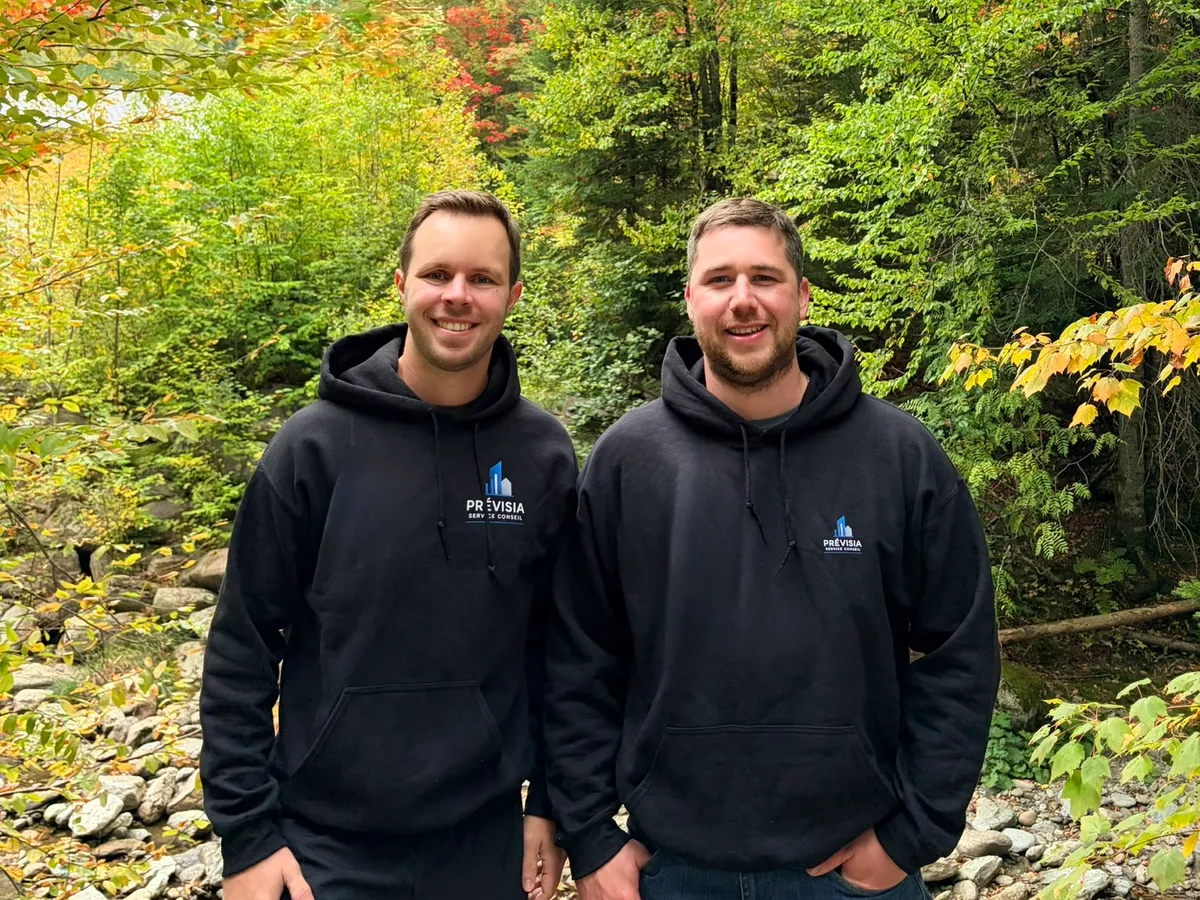 Francis Bernier et Maxime St-Louis-Chevalier, associés de Prévisia